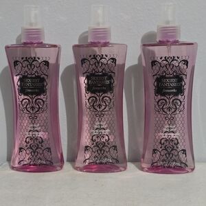Lot of 3 Sexiest Fantasies Fireworks Sensual Body Mist Spray Pink 8oz New